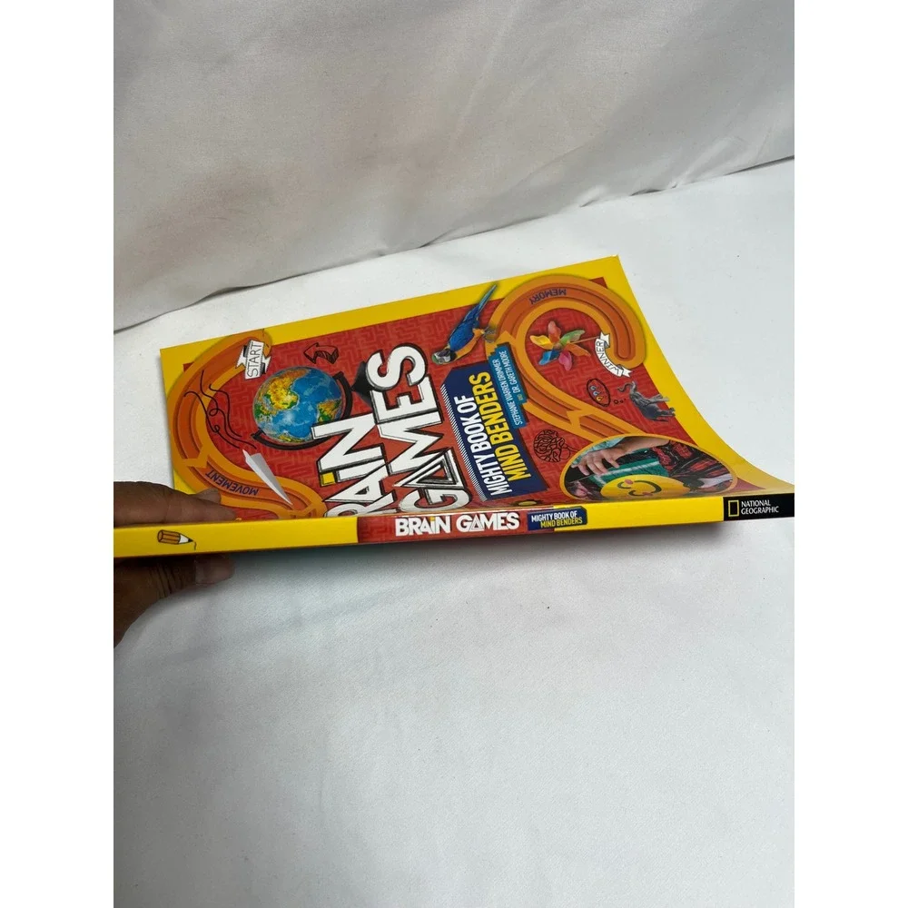 National Geographic Kids Brain‎ Games Mighty Book of Mind Benders Puzzles 2019